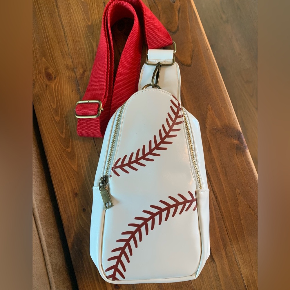 Baseball Sling Crossbody Purse